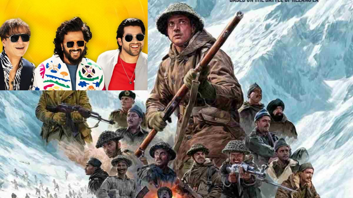 Mastiii 4 vs 120 Bahadur Box Office Day 1 Riteish Leads Farhan Despite Slow Opening